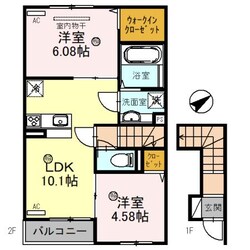 秀豊4号館の物件間取画像